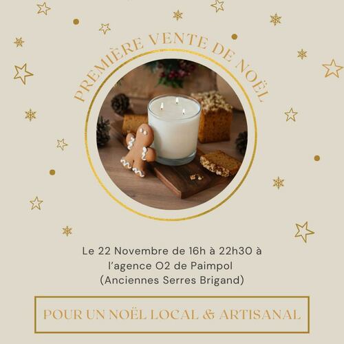 instagram-3 ✨ Petit à petit on va commencer à se mettre dans l'ambiance de Noël et chez Une Parenthèse Bougie, les festivités commenceront le 22 novembre lors d'une vente de Noël on ne peut plus cosy!

🎄 De 16h à 22h30 à l'agence O2 de Paimpol (anciennes Serres Brigand: 2 rue Goudelin)

🎁 Une sélection de produits locaux et artisanaux avec @atelier.de.felix @pokoubijoux  @lamarelleapaimpol  @quai.cacao.paimpol @imayacreation @fleursauvage.herbiers  @o2.paimpol  @lapetitefabric22 & @@lesptitsbouchons_lanvollon 

🕯Notre collection de bougies parfumées de Noël ainsi que des bougies d'ambiance pour votre décoration de table

🍴Restauration sur place avec des crêpes

🎅 On espère vous y voir nombreux alors SAVE THE DATE et parlez-en autour de vous!

#uneparenthesebougie #cadeauxdenoel #noelartisanal #bougieartisanale #decodenoel #bougiedenoel #ambiancenoel #marchédenoel